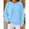 MGHR Women's Fashion Casual Autumn Winter Long Sleeve O-Neck Blouses & Shirts