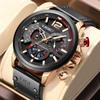 LIGE Men's Quartz Multi-Function Sports Chronograph Waterproof Watch (LG8959)