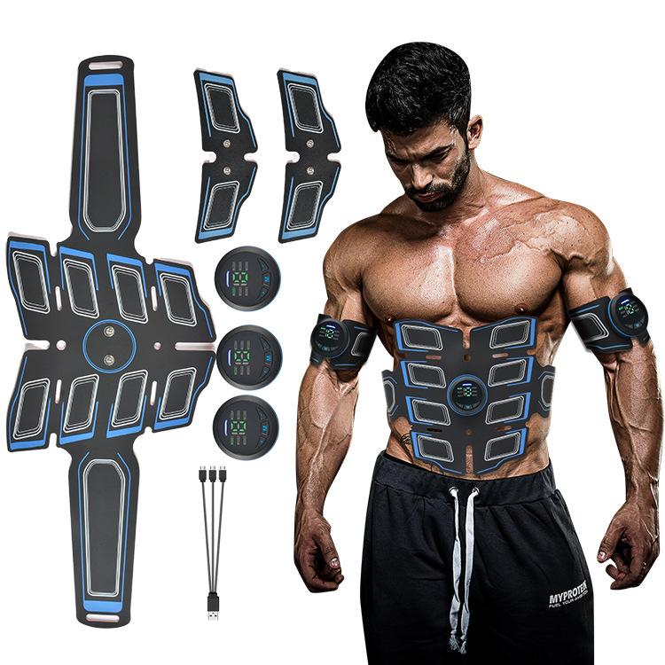 EMS Abdominal Trainer Plate Muscle Stimulator Portable Core Workout Equipment for Home Gym