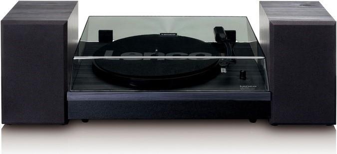 Lenco LS 300 Giradischi con altoparlanti Bluetooth nero , Lenco