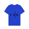 Men's Black Shirts Short Sleeves T-Shirts Oversized Summer Tops Music Note Heartbeat Funny Tshirts for Men Design Music Tee Tops