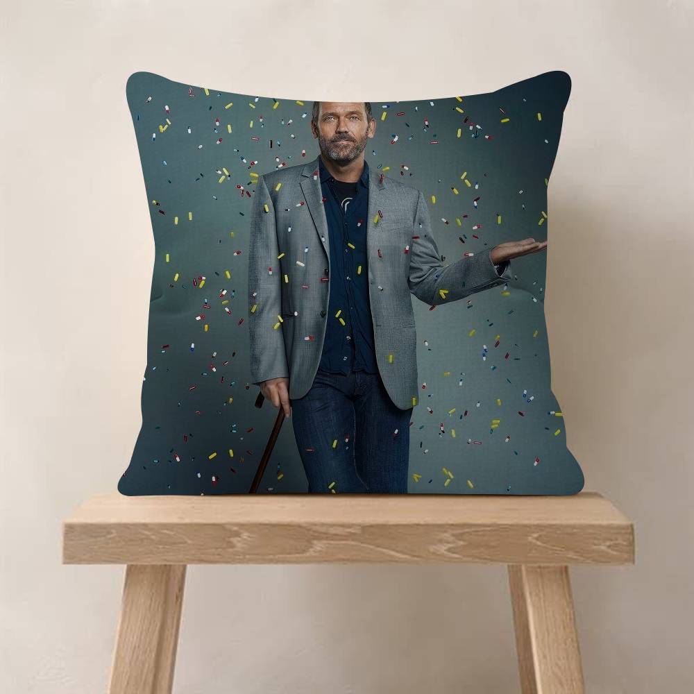 Medical Drama House MD TV Show Pillow Gift Home Office Decoration Bedroom Sofa Car Cushion Cover Case X