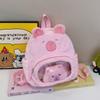 Capybara Plush Backpack With Zipper Closure For Daily Casual Use