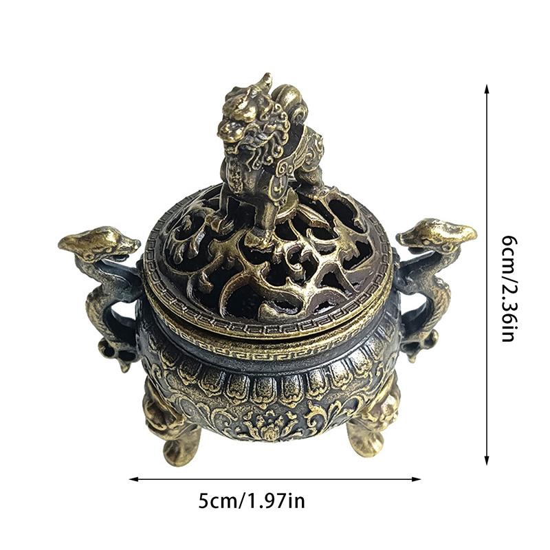 Auspicious Cloud Incense Burner Holder for Incense Cone Auspicious Cloud Tripod Incense Burner KTY