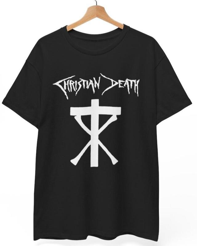 Christian Death Unisex T-shirt, Shadow Project, 45 Grave, Rozz Williams, Unisex Tee Graphic Tee