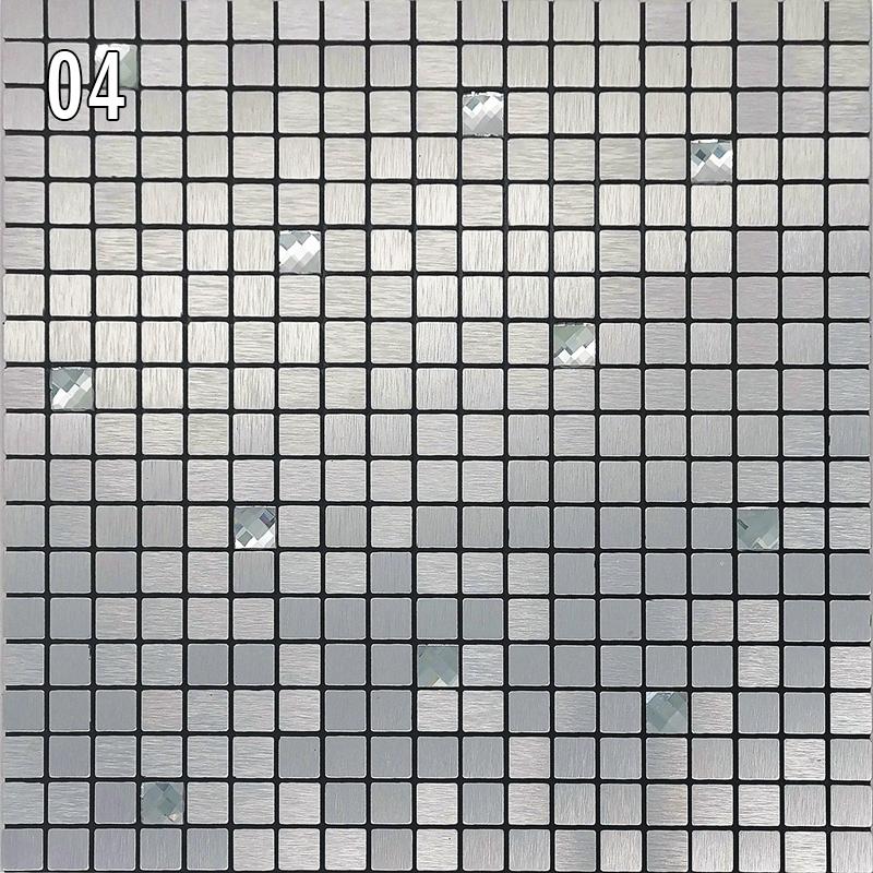 Stil european metalic mozaic perete autocolant autoadeziv faianță de perete Backsplash living room TV fundal perete decor mozaic stick
