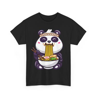 Kawaii Panda Rament eszik Panda Állatszeretők Nők Férfiak Aranyos Póló