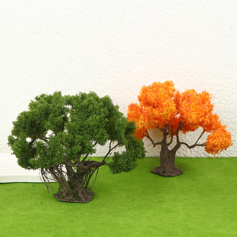 12/15cm Árvore Modelo de Arame de Alta Qualidade Ornamento de Paisagismo de Micro Paisagem Mesa de Areia Cenário de Parque Material DIY
