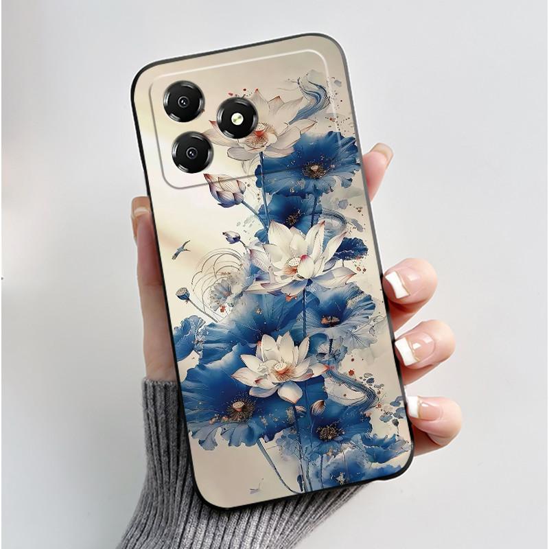 Phone Casing For ZTE Blade A36 Case Z2472 Aesthetic Luxury Cute Cool Boys Girls Black Matte Soft Silicone Protective Back Cover