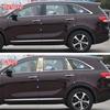 For Kia Sorento 2009- 2013 2014 2015 2016 2017- Window B C Pillar Column Trims Strip Covers Stainless Steel Car Accessories