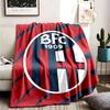 Bologna Voetbalclub Thema Deken Geschikt Voor De Bank Kamperen En Reizen Gemaakt Van Zacht Flanellen Materiaal Een Ideaal Cadeau Voor Gelegenheden Zoals Verjaarda