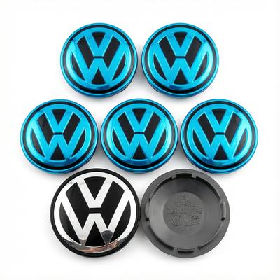 Awq64pcs 55mm 56mm 65mm 70mm 76mm Car Wheel Center Caps Hubcap Cover for VW Jetta MK5 Golf Passat Styling 3B7601171