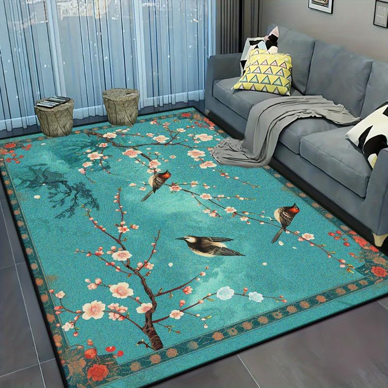 Chinese Stijl 3D Tapijt Eenvoudig Slaapkamer Nachtkastje Woonkamer Bank Tafel Vloerkleed Antislip Zacht Vloerkleed Entree Deurmat