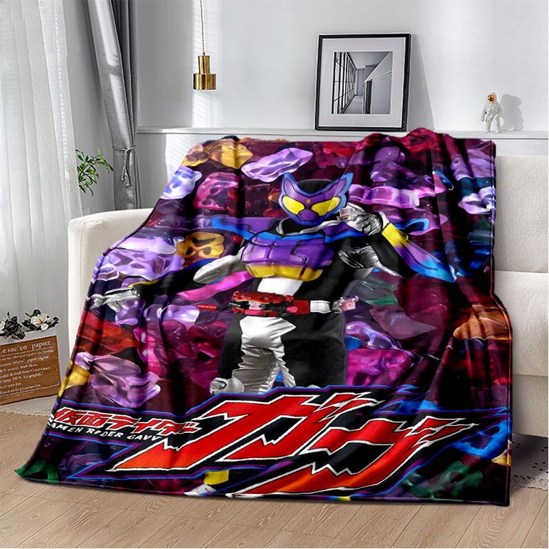 Sugar Man K-Kamen Rider GAVV Blanket Elastic Soft Candy Knight Full Storage Soft Warm Bedding Children's Gift Throw Blanket