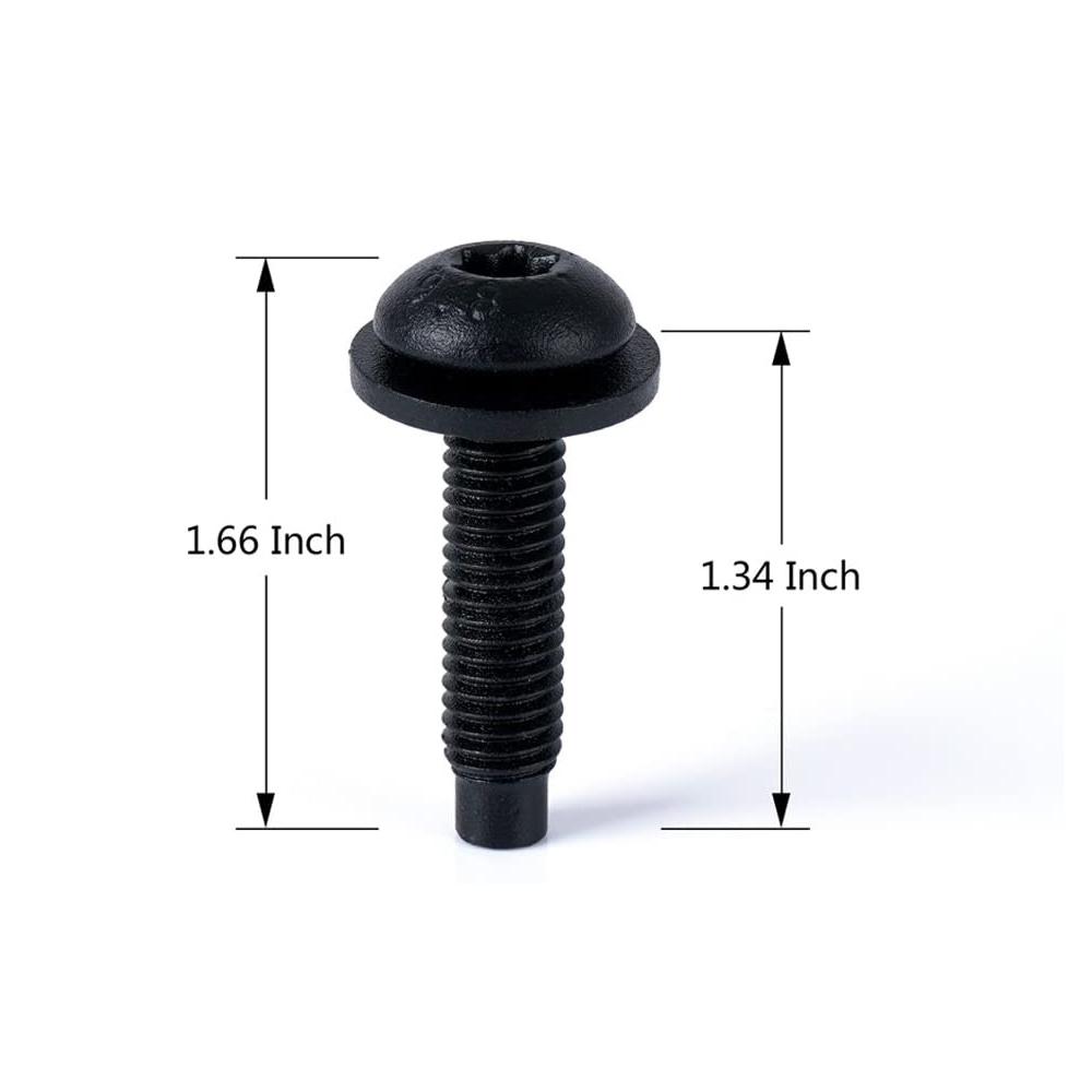 M8 Torx Screw Bolt Pillars Windshield Frame Hinge Screw Replacement For Jeep Wrangler JK 2007-2017