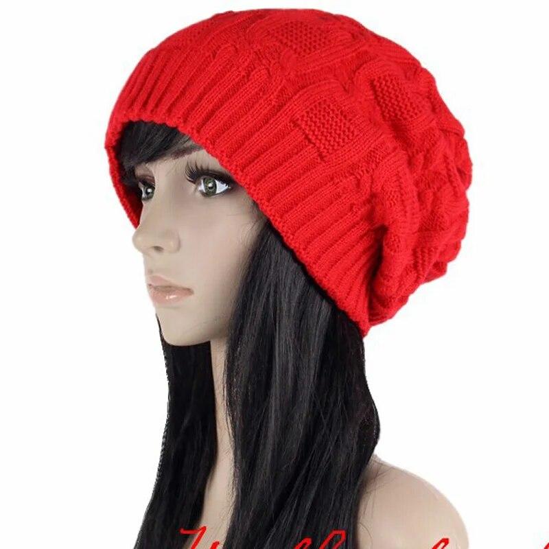 Verkaufen wie heiße Kuchen Mode Caps Warme Herbst Winter Gestrickte Hüte Für Frauen Streifen Doppel-deck Skullies männer Beanies 6 farben