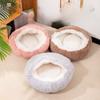 Nid Coquille en Peluche Velours Cristal Chaud et Épaissi Sac de Couchage Automne et Hiver Universel Nid pour Chat et Nid pour Chien