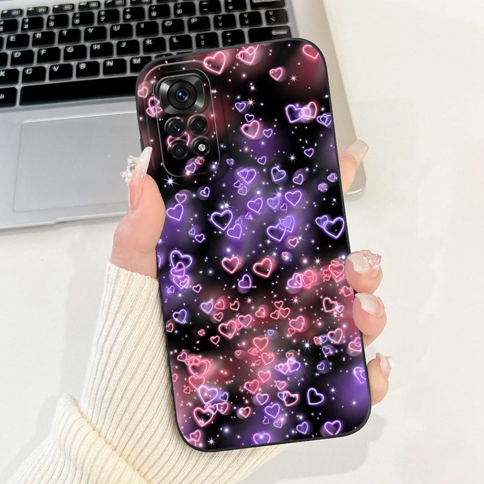 6.67'' Global For Redmi Note 11 Pro Case Silicone Fashion Luxury Cute Cat Painted Shockproof Phone Case For Redmi Note 11 Pro 5G