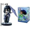 Demon Slayer Plum Rain Season Blind Box Q Version Figures Umbrella Scene PVC Collectible Model Toy Gift for Anime Fans