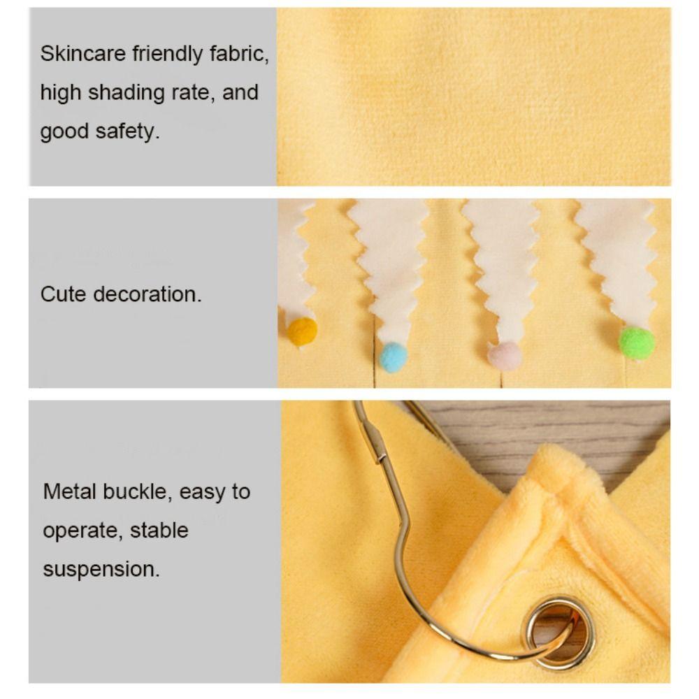 Comfortable Hamster Tent Nest Triangle Hamster Corner Nest Tassel Strip Pet Tent Home