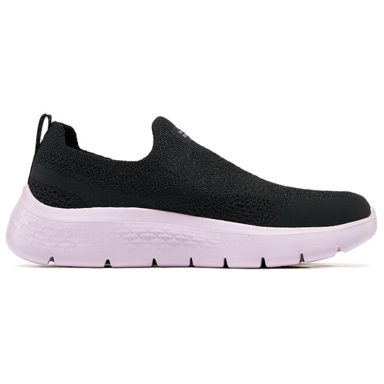 Skechers Go Walk Flex Confortables Polyvalentes Durables Basse Cheville Chaussures Décontractées Baskets Femme Noir 124840-BKMV