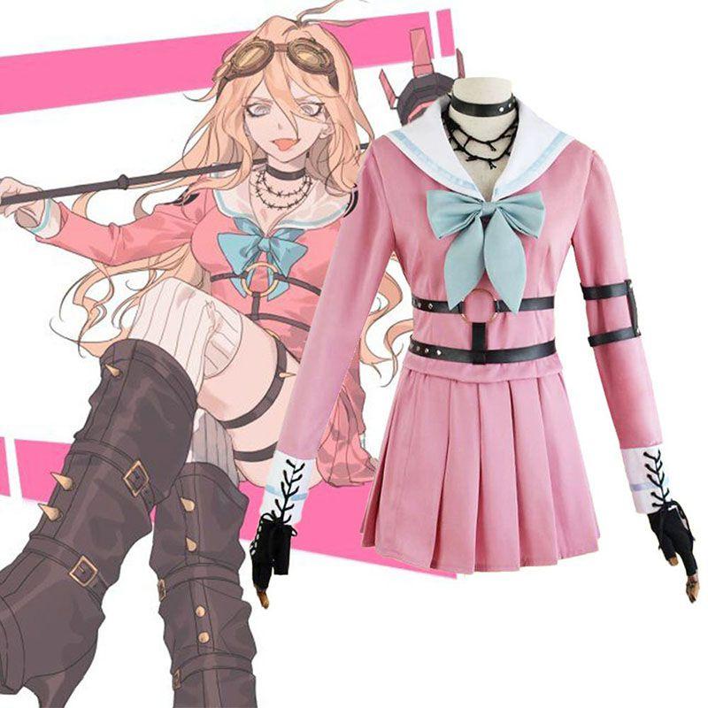 Danganronpa Iruma Miu Halloween Costume Suit Stylish Full Set For Unisex Wear