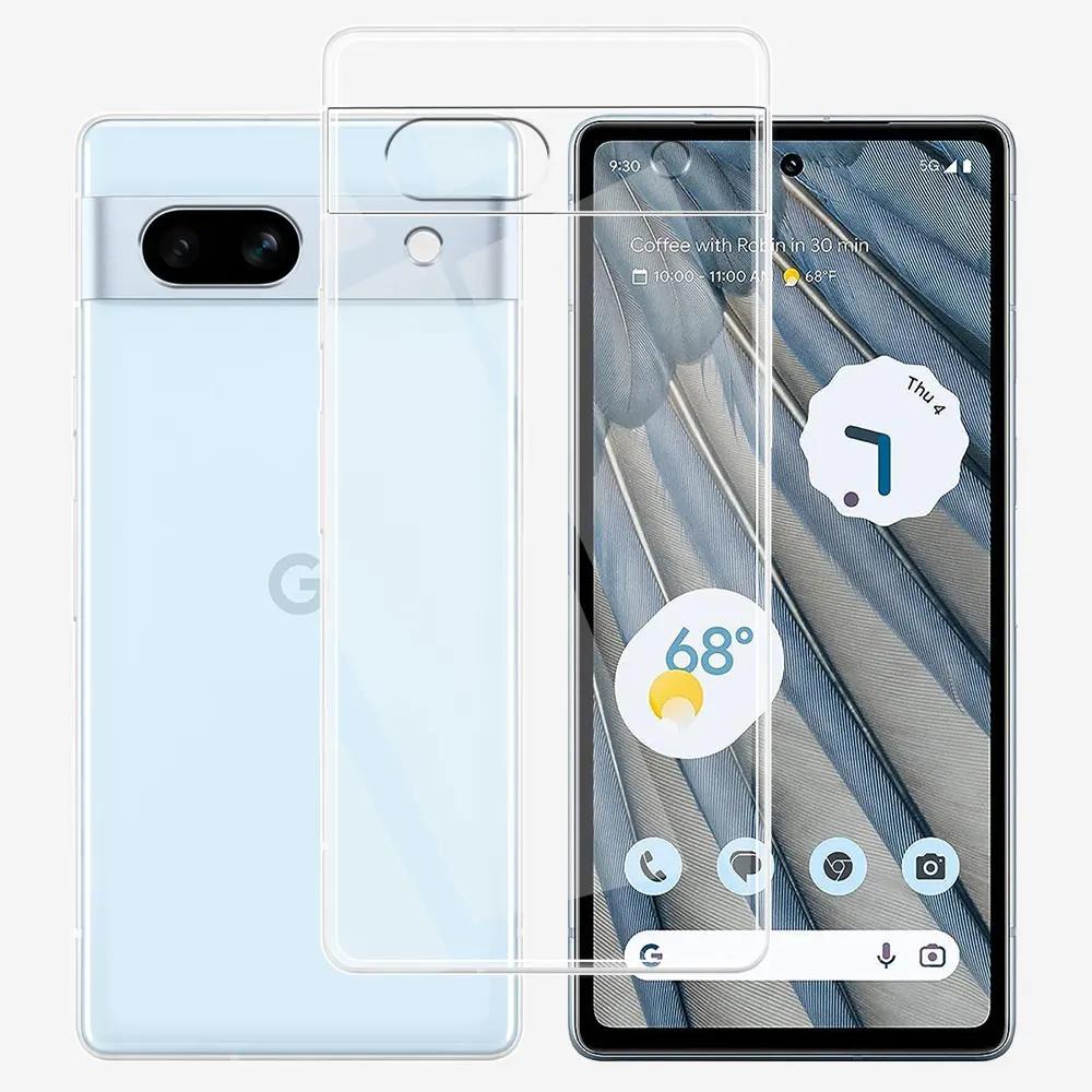 For Google Pixel 7A Case Clear Silicone Soft TPU Case For Google Pixe 7 7 Pro Coque For Google Pixel 6 Pro /Pixel 6 6A Fundas