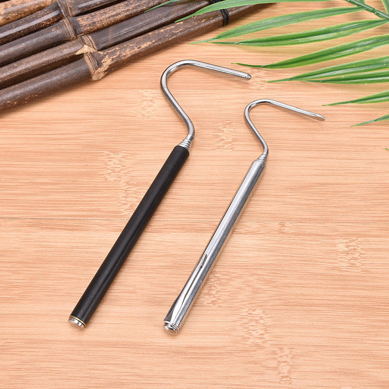 Pin Hook Adjustable Telescopic Stainless Steel Snake Reptiles Capture Hook