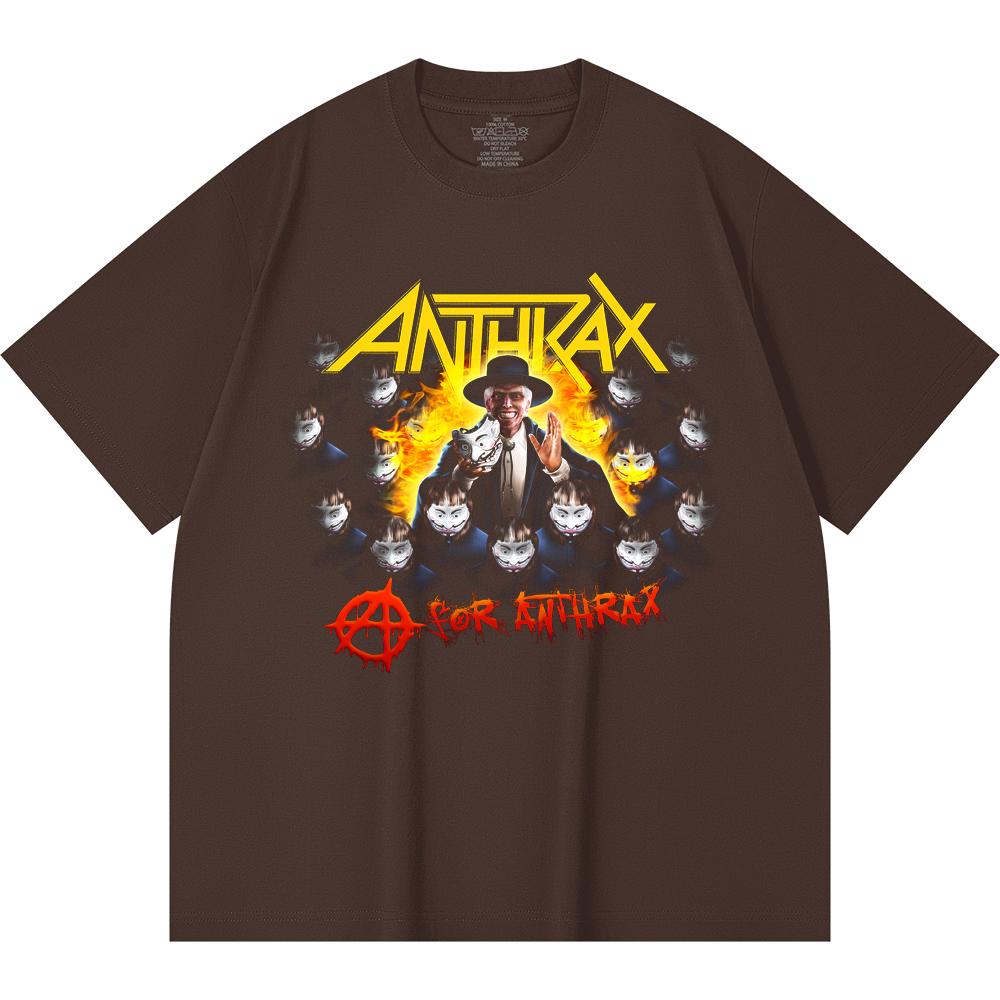 230 g/m² 100% puuvillane Heavy Metal T-särk Rockibändi Popmuusika Prindiga Unisex Raske puuvillane T-särk