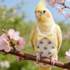 Cartoon Animal Pattern Bird Nappy Bowtie Bird Flight Suits Parrot Flying Clothes Daily Clothing