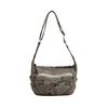 Shoulder Bag for Women Retro Canvas Clutch Purses Simple Purse Handbag with Zipper Closure Evening Crossbody Bag Purse
