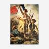 Eugène Delacroix's Liberty Leading the People Posters and Prints Wall Art Canvas Painting for Living Room Home Decor No Frame