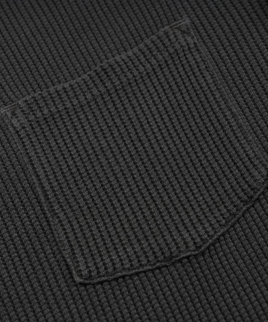 FRIZMWORKS Pigment Dyeing Waffle Pocket Tee _ Charcoal