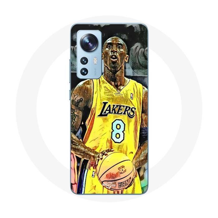 Case for Xiaomi Mi 12 / 12X Kobe Bryant Dunk Lakers 8 NBA Black