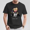 Motorcycle Lovers Street Teddy Knight Print T-Shirt Men's Loose Casual Short Sleeve Summer  Clothing In 2024