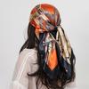 Luxuriöser quadratischer Seidenschal Damen Schal 90*90cm Cashew-Print Kopftuch Femme Kopftuch Foulard Satin Bandana Hijab Schals