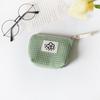Cute Flower Soft Square Coin Bags Money Wallet Wrist Bag Portable Mini Lipstick Organizer Bus Id Credit Card Holder Bags