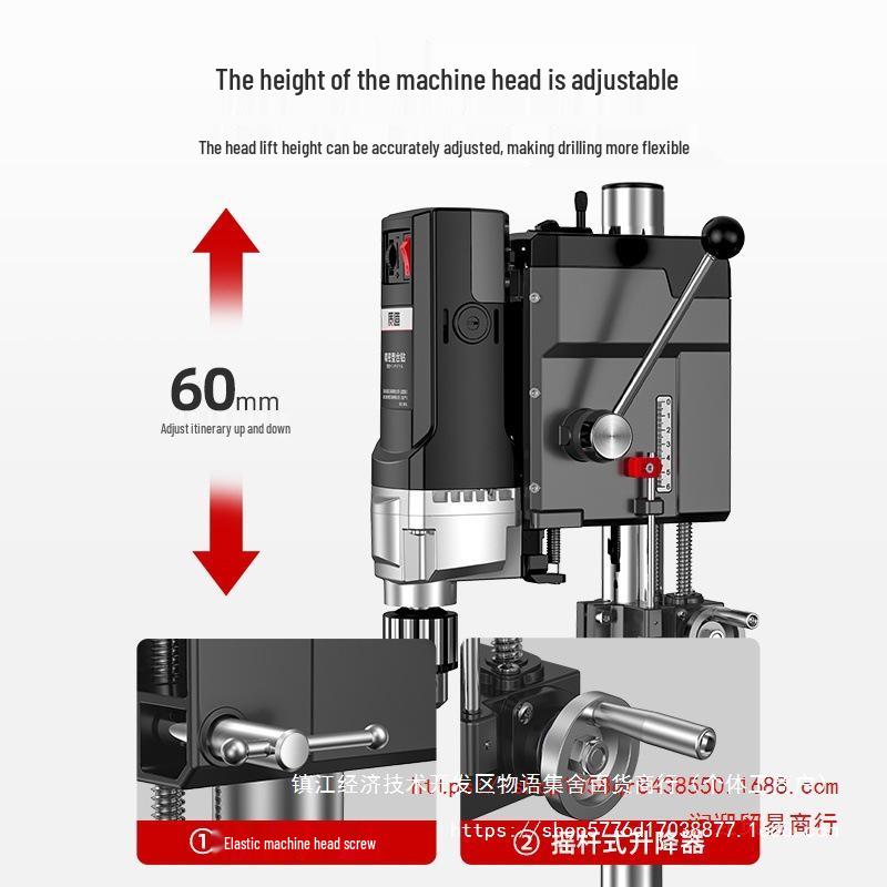 High-Power 220V Multi-Functional Bench Drill for Household and Industrial Use