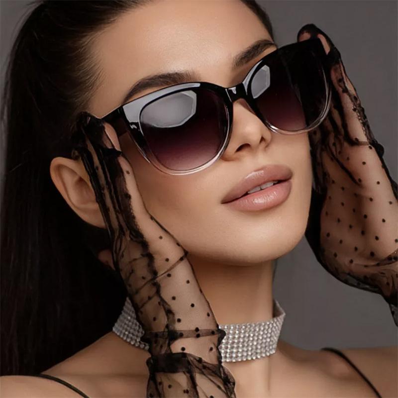 Fashion Women Cat Eye Glasses Summer Photoshoot Uv Protection Female Shades TrendyGirl Eyeglasses UV400 Sunglasses