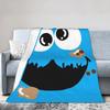Cookie Monsters Blanket Quality Super Soft Throw Blanket Winter Boy Girl Living Room Fashion Bedspread