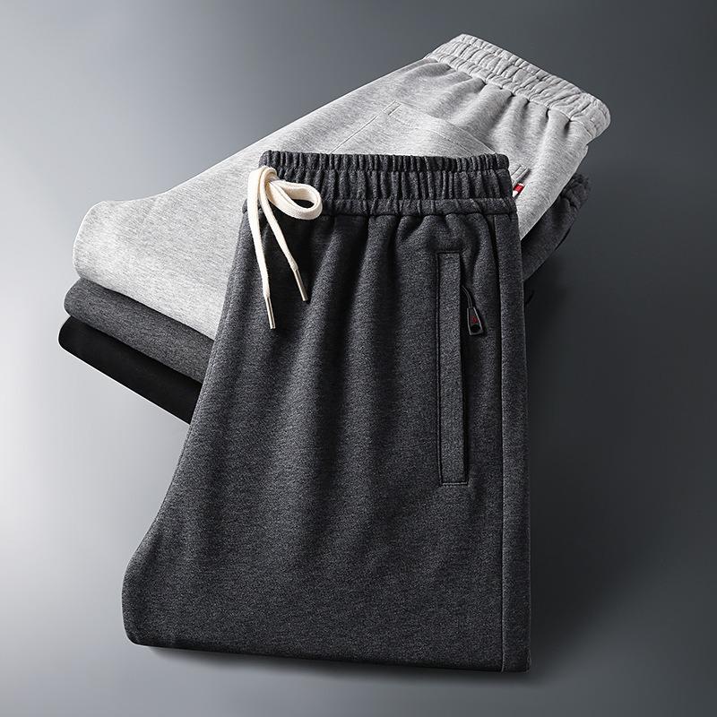 Spring and Autumn New Casual Pants Men's Large Size Men's Casual Long Pants Men's Tied Feet Versatile Men's Sports Sweatpants Men's Clothing