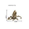 Brass Evil Dragon Lord Demon Dragon Tabletop Miniatures Figurines Dragon Miniature Figurines Tabletop War Game Chess Statues gifts