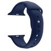 [Compatibile Apple iWatch 40 mm] Braccialetto Silicone Blu Scuro Morbido Taglia M-L Sport Unisex Sostituzione Orologio