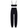 Kids Girls Casual Clothes Set Sleeveless Crop Vest and Pants for Gym Running Training Dance Workout