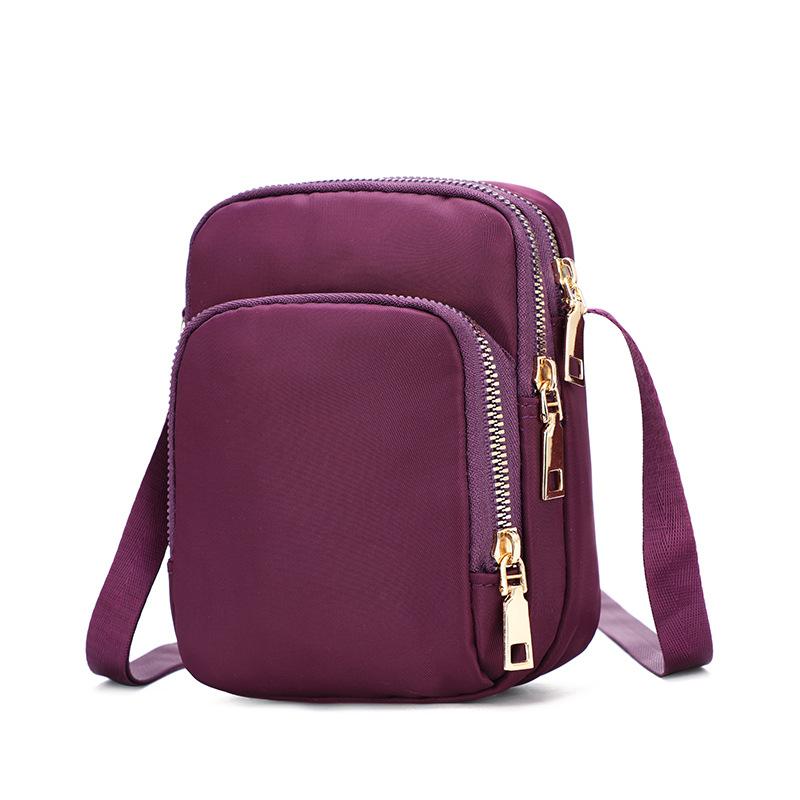Nuevos Bolsos Cruzados para Teléfono Móvil para Mujer Moda Bolso de Hombro para Dama Billetera Pequeña Impermeable Oxford de 3 Capas ARI
