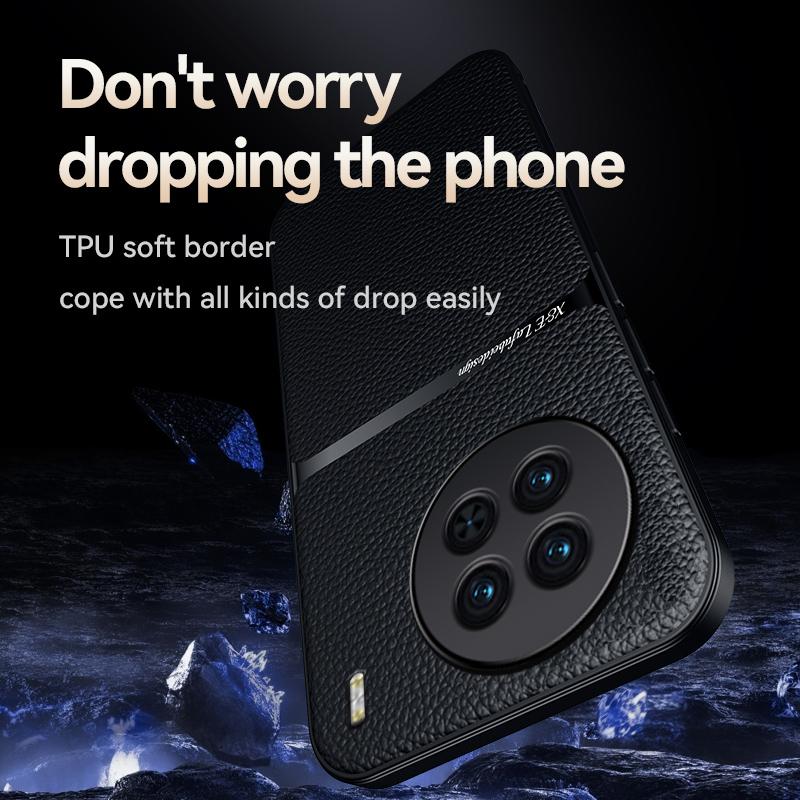 Für Vivo X90 Pro Plus Hülle Luxus Magnetständer Leder Handyhülle für VIVO X90 X90Pro+ Bumper Stoßfest Autohalterung Rückseite