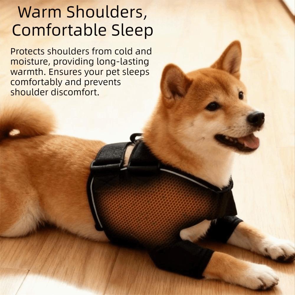 Self-Heating Dog Shoulder Warmers Breathable Dog Joint Protection Sleeve  Walking