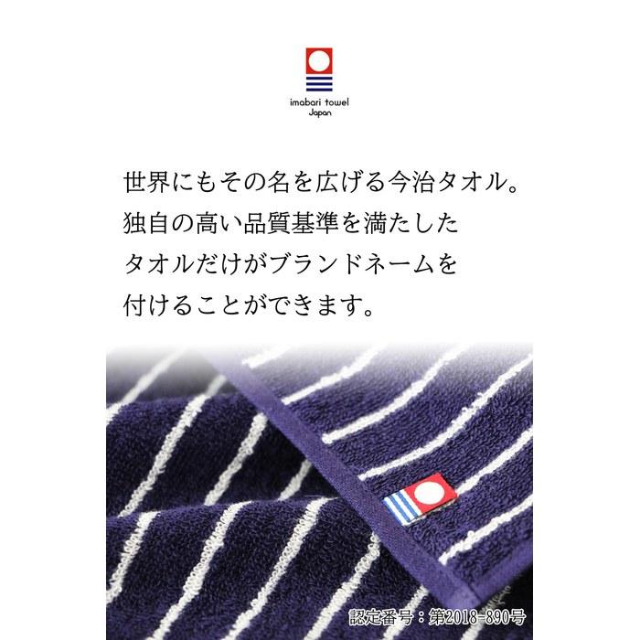 [Ima] Imabari Towel Hand Towel 2-Pack 100% Cotton Made in Japan 25cm Vacuum Pack 01 - Navy x Pale Gray