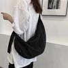 Oxford Cloth Dumpling Bag for Women, Trendy and Cool Couple, Lazy Style Crossbody Bag Large Capacity Student Class Shoulder Bag