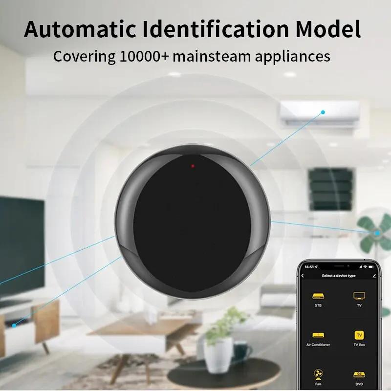 Télécommande Universelle Infrarouge Intelligente Tuya WiFi RF Smart Infrarouge Universel pour Contrôle de Maison Intelligente Fonctionne avec Alexa Google Home